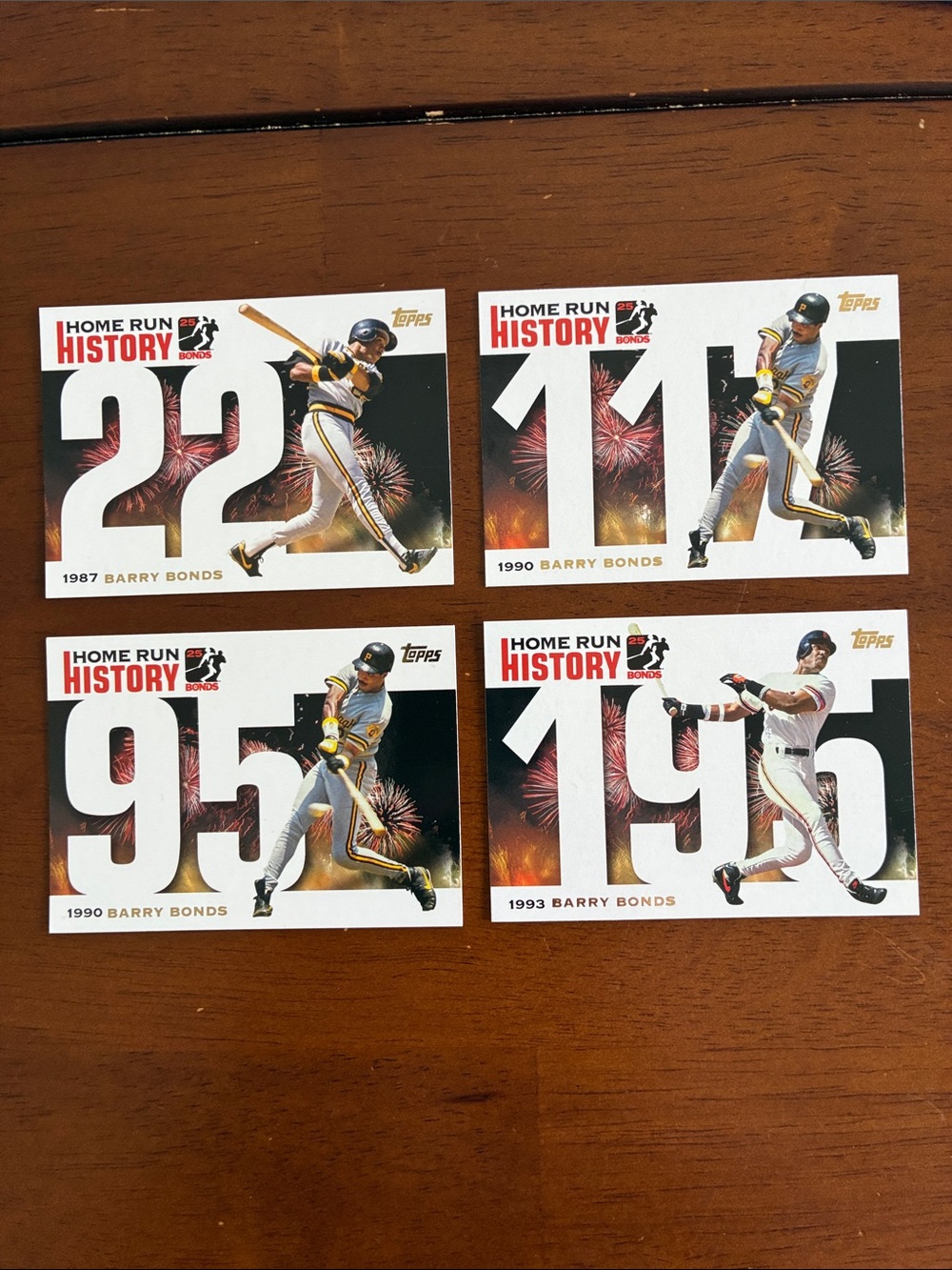 13 Card Barry Bonds Topps Home Run History Lot - Picture 3 of 6